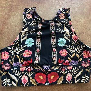 Yoga Democracy tank floral XL